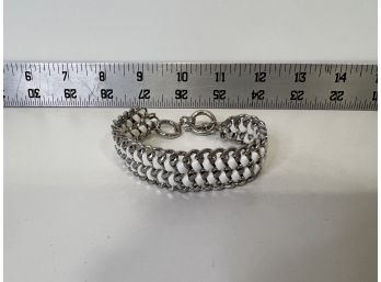 'Leather' Chain Bracelet