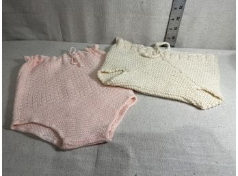 2 Knitted Diaper Covers