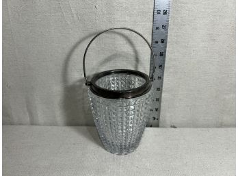Vintage William Adams Lead Crystal Wine Chiller/bucket Made In Italy
