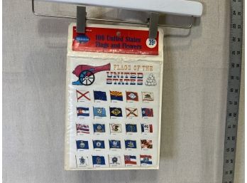 Vintage Collectable Stamps 50 State Flags And State Flowers