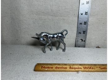 Vintage Metal Mule Figurine