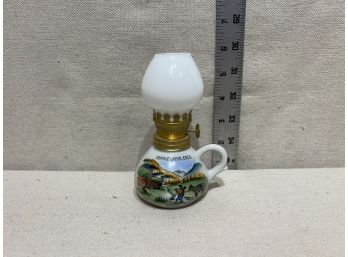 Vintage Cripple Creek Colorado Oil Lamp