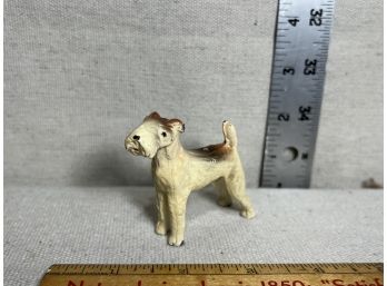Vintage Iron Terrier Dog Figurine