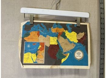 1958 Middle East & North Africa Map
