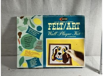 Vintage Felt/art Wall Plaque Kit
