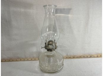 Vintage Glass Oil Lamp #2