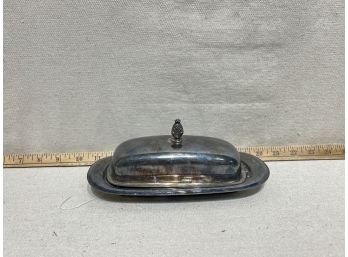 Vintage Silverplate Butter Dish