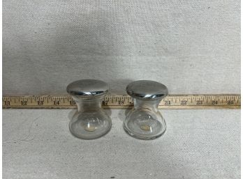 Vintage Glass Salt & Pepper Shakers Made In Germany