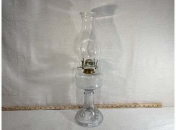 Vintage Glass Oil Lamp #1