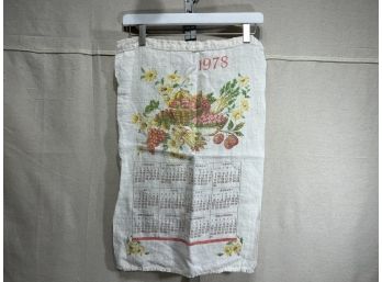 1978 Calendar Tea Towel