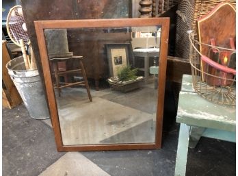 Solid Wood Beveled Mirror In Beautiful Shape