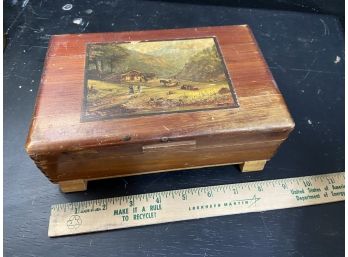 Vintage Wood Box From 1941