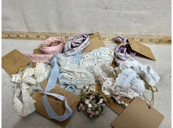 Lot Of Gorgeous Vintage Ribbons