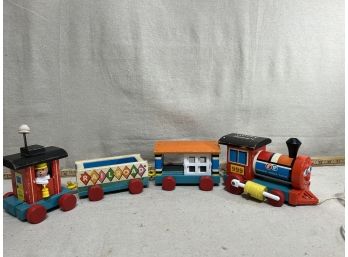Vintage Fisher-price Huffy Puffy Train Pull Toy