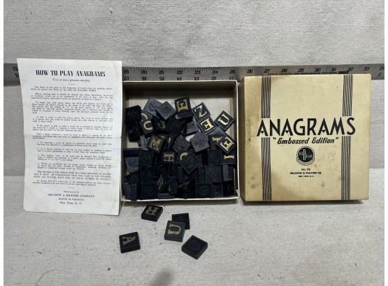 Vintage Anagrams Game