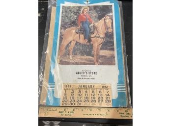 1961 Western Advertising Calendar