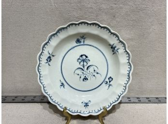 Vintage Blue/white Ceramic Plate