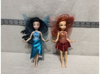 Tinkerbell Barbie Pixie Hollow Barbies: Silvermist & Rosetta