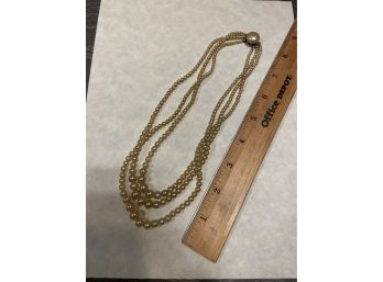 Vintage 'Pearl' Necklace 17'