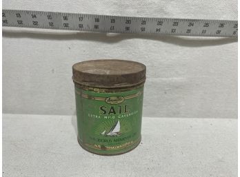 Vintage Sail Tobacco Tin