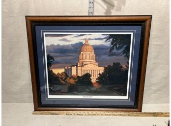 Missouri State Capital Building Framed Print