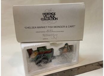 Dept 56 Chelsea Market Fish Monger And Cart