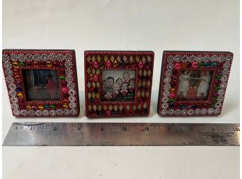 Trio Of  Small Blingy Frames