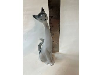 Really Unique Ceramic Cat Figurine