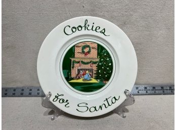 Burleigh Cookies For Santa Plate