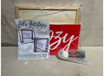 'Let's Get Cozy' Project Home Diy Kit