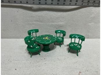 5 Piece Doll Furniture Table Set Made In Japan