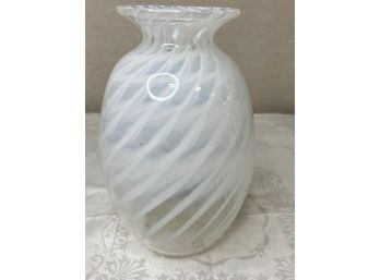Lovely Handblown Glass Vase