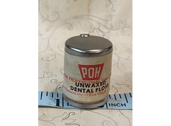 Dental Floss Vintage Container And Universal Brand Toothache Specific Box