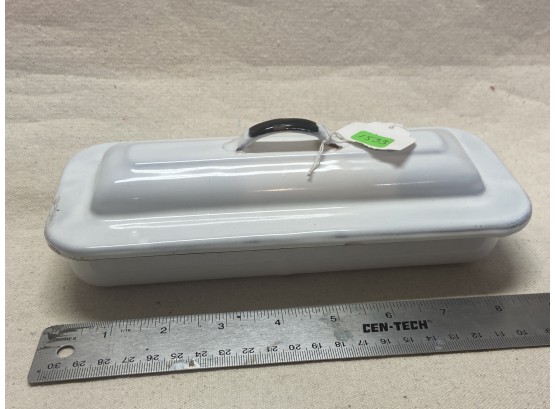 Metal Butter Dish With Lid