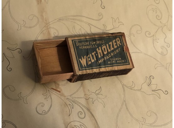Antique German Match Box