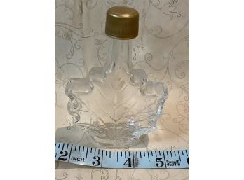 Small Maple Leaf Bottle With Screw On Lid