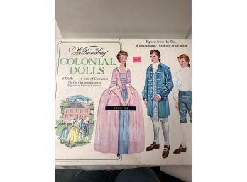 Vintage Williamsburg Colonial Dolls