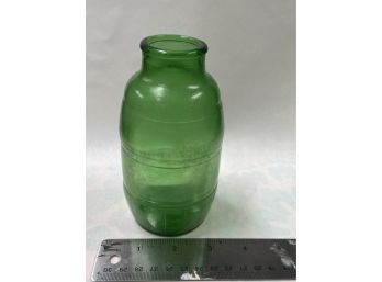 Green Glass Antique Bottle