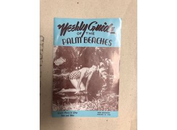 Vintage Palm Beach Guide Book