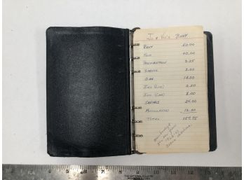 Small Vintage Planner/Budget Notebook
