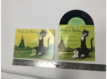 Vintage Scholastic Book And Musical Record