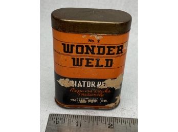 Antique Wonder Weld Container