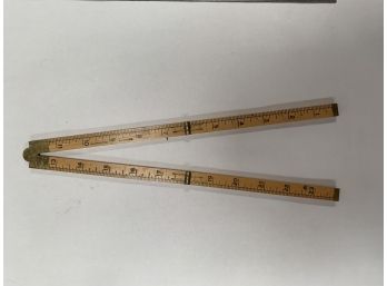 Antique Folding Ruler/Yard Stick