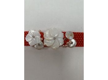 Beaded Floral Bracelet