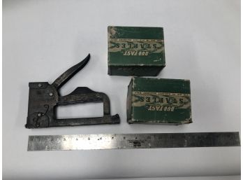 Vintage Craftsman Staple Gun And Staples