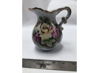 Small Vintage Rose Pitcher
