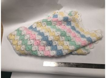 Vintage Crocheted Baby Blanket