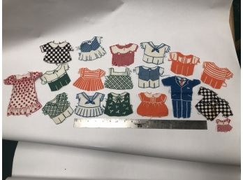 Vintage Fabric Cut Outs