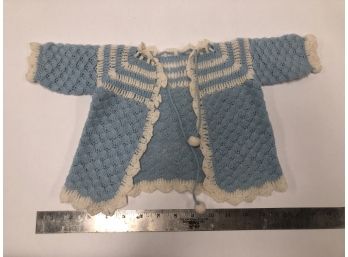Vintage Crochet Baby Sweater