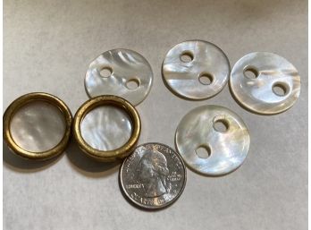 Mother Of Pearl Buttons - #3